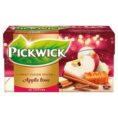Ovocný čaj, 20x1,75 g, PICKWICK "Fruit Fusion", Apple Love