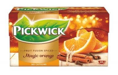 Ovocný čaj, 20x1,75 g, PICKWICK "Fruit Fusion", Magic orange
