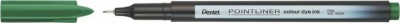 Liner, 0,4 mm, PENTEL "Pointliner", smrekovo zelený