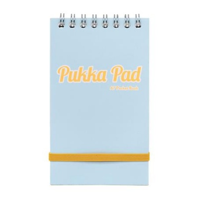 Poznámkový zošit, A7, linajkový, 50 listov, PUKKA PAD "Pastel", mix farieb