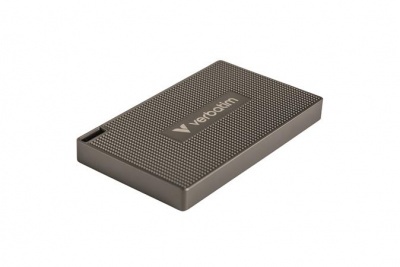 SSD (externá pamäť), 1TB, USB-C 3.2 Gen2, VERBATIM "Metal Mini SSD", čierna