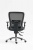 Kancelárska stolička, s opierkami, čierne čalúnenie, sieťové operadlo, čierny podstavec, MaYAH  "HD", čierna