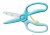 Nožnice, detské, tréningové, FISKARS, tyrkysové