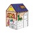 Kartónový domček na vymaľovanie, FELLOWES, narodeninový domček