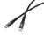 USB kábel, USB-C - USB-C, 1,2 m, 100W, magnetický, VERBATIM, čierna