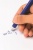 Gélové pero, 0,5 mm, stláčací mechanizmus, gumovateľné, APLI "Erasable", mix farieb