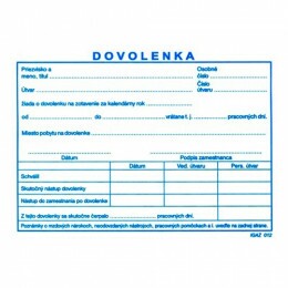 Dovolenka A6